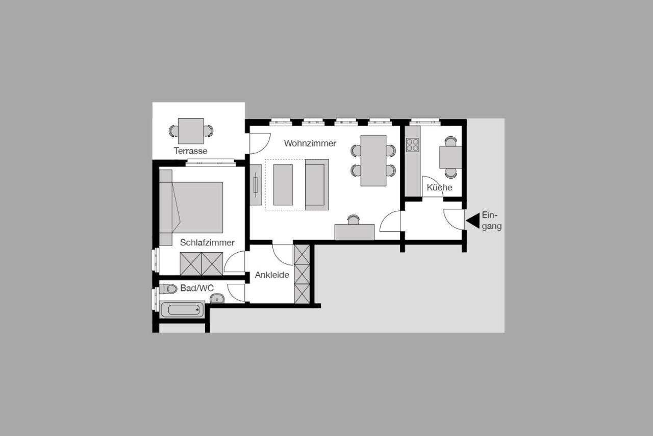City Stay Furnished Apartments - Fasenstaubstrasse Шафхаузен Экстерьер фото