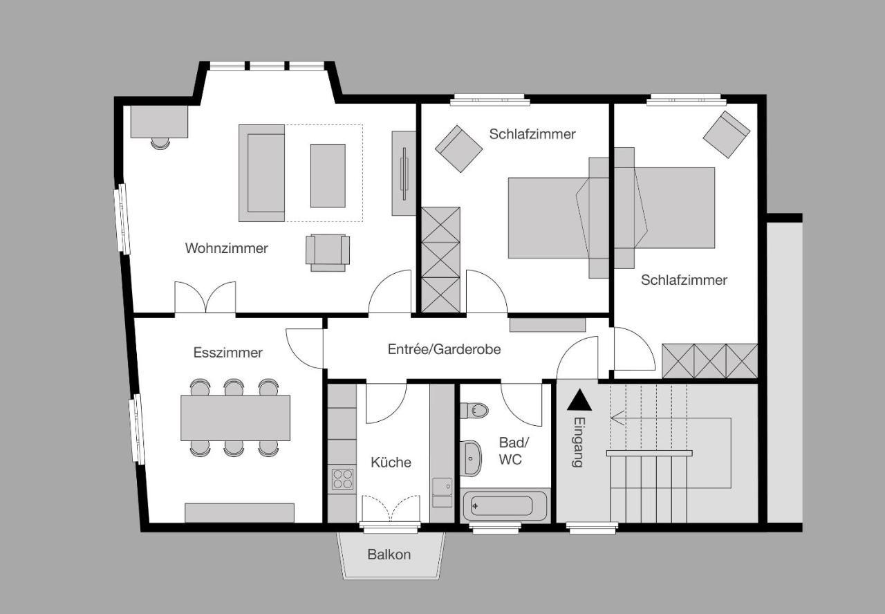 City Stay Furnished Apartments - Fasenstaubstrasse Шафхаузен Экстерьер фото